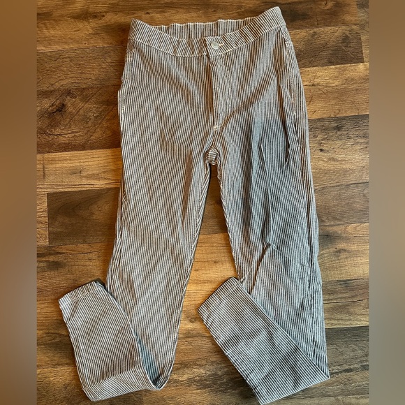Free People casual Striped Pants-‎ 24 - Picture 1 of 11
